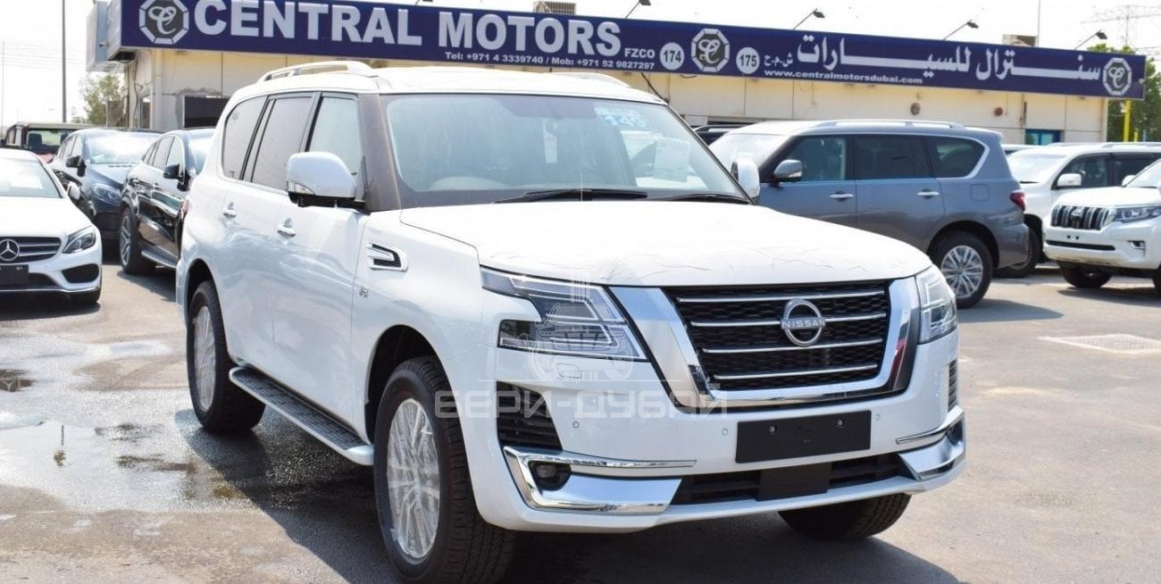 Nissan Patrol LE New Nissan Patrol LE for sale from Central Motors in Dubai. White 2022 model. The car has automat