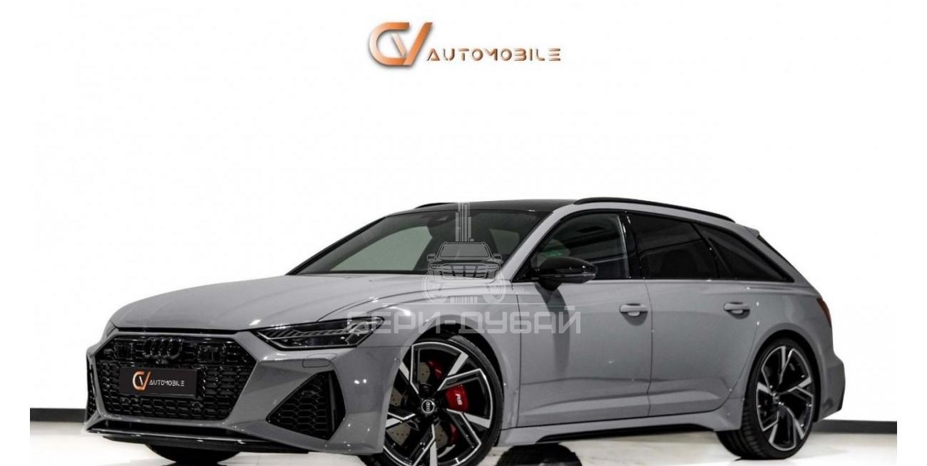 Audi RS6 EURO — With Warranty and Service Contract (Al Nabooda)